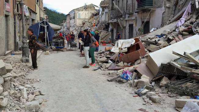 Gempa 6,1 SR Guncang Italia, 10 Tewas