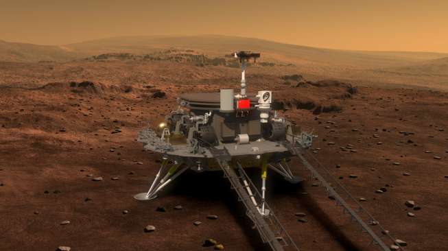 Cina Pamerkan Konsep Robot yang Akan Dikirim ke Mars di 2020