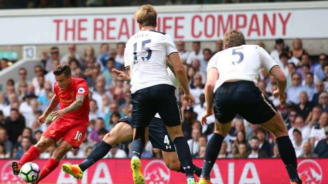 Lamela Ceroboh, Liverpool Unggul di Babak Pertama