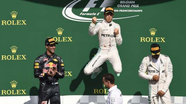 Rosberg Juara GP Belgia, Hamilton Finis Ketiga