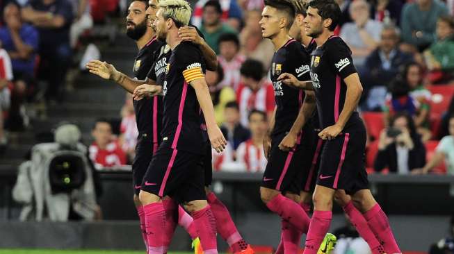 Kalahkan Bilbao, Barca Kembali Lampaui Madrid