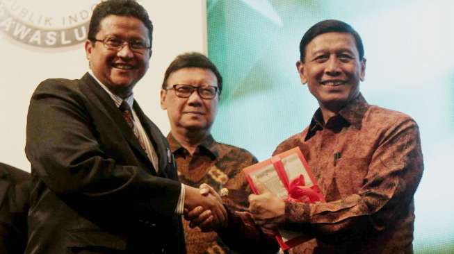 Bawaslu RI meluncurkan Indeks Kerawanan Pemilu (IKP) pada pilkada tahun 2017 di Jakarta, Senin (29/8). [Suara.com/Oke Atmaja]