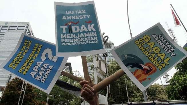 Buruh Tolak UU Tax Amnesty