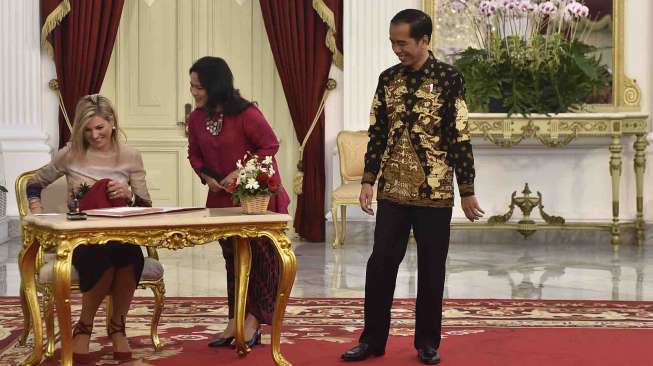 Jokowi Terima Kunjungan Ratu Maxima