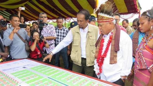 Menteri Basuki Groundbreaking Pembangunan Perumahan Green Sorong