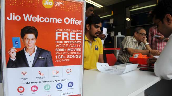 Internet 4G Kini Gratis di Seluruh India, Picu Perang Harga