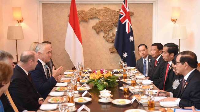 Jokowi Bertemu PM Australia