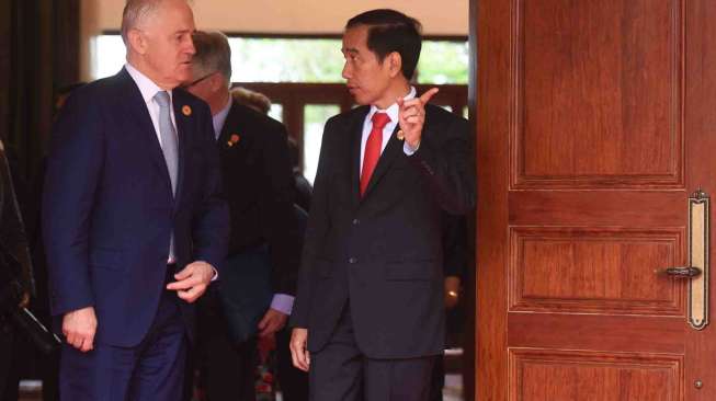 Jokowi Bertemu PM Australia