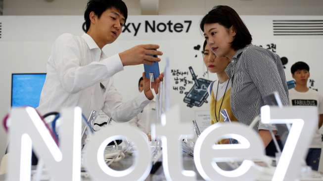 Samsung Hentikan Produksi Galaxy Note 7