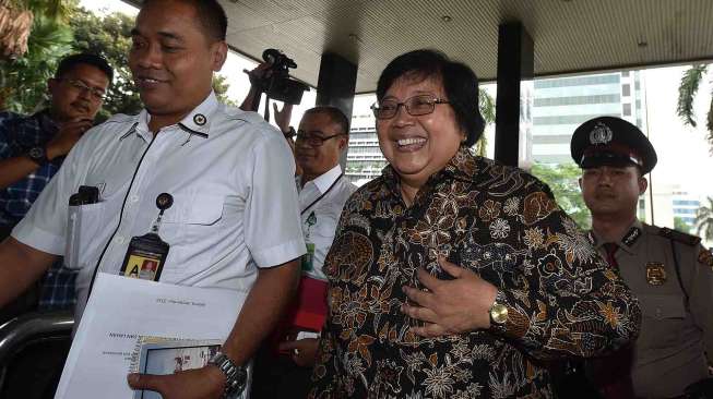 Menteri Siti Nurbaya Sambangi KPK