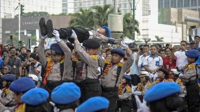 Bertujuan mengajak masyarakat untuk ikut serta menggelorakan tertib berlalu lintas.   