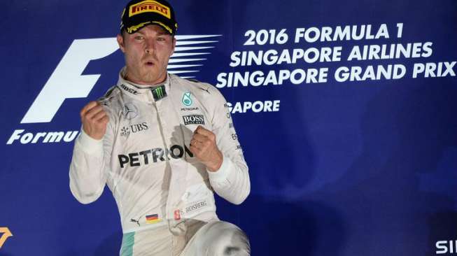 Juara GP Singapura, Rosberg Pimpin Klasemen F1