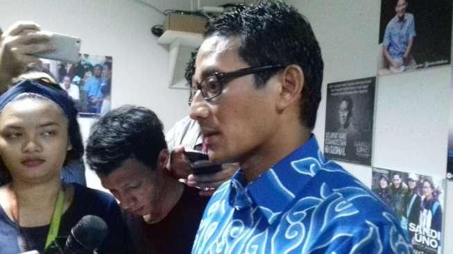 Sandiaga Uno Pasrah Bila Harus 'Turun Pangkat' Jadi Cawagub