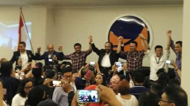 Ahok dan Djarot Menghadap Surya Paloh