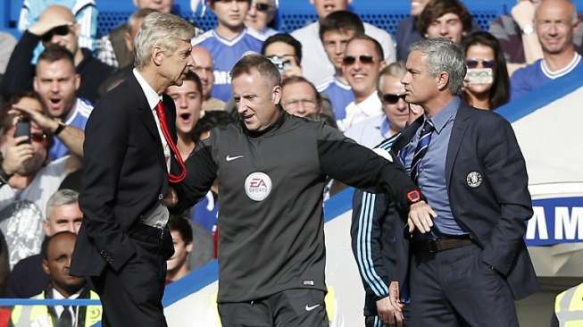 Dendam, Mourinho Ternyata Ngebet Tonjok Muka Wenger