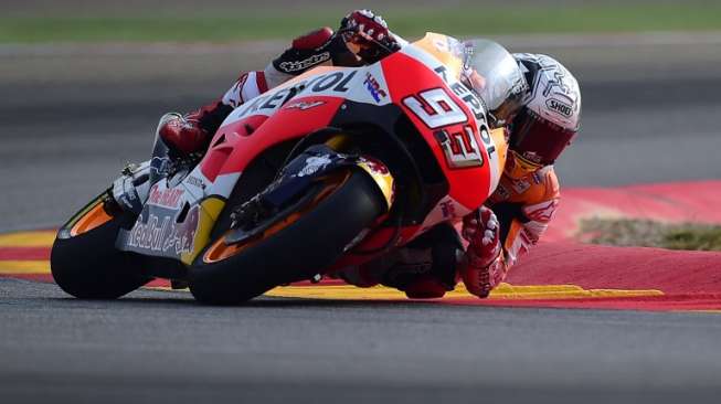 Marquez Perkasa di Sesi Latihan Pembuka GP Aragon