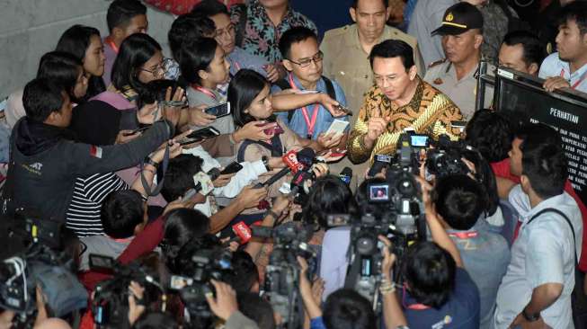 Ahok Hadiri Sidang Uji Kampanye Pilkada