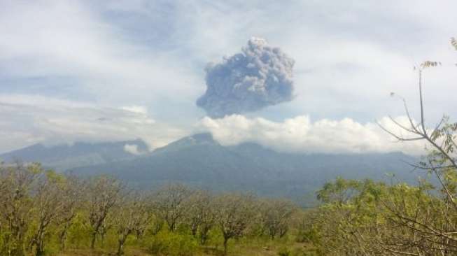 389 Wisatawan Masih di Atas Saat Gunung Barujari Meletus