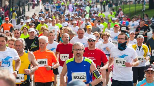 Ilustrasi lari maraton [Shutterstock]