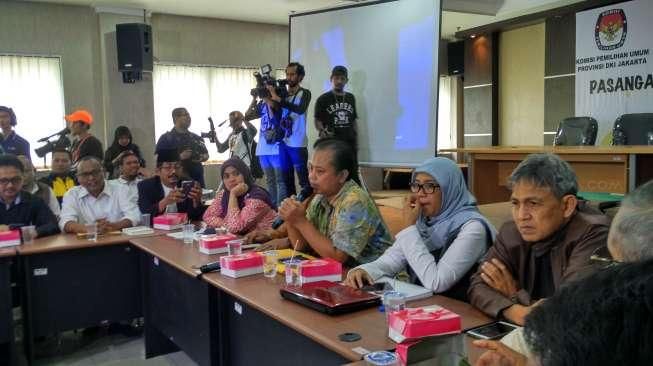 Rapat Pleno KPUD DKI Jakarta Hanya Dihadiri Djarot