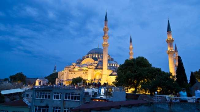 Masjid Sulaimaniyah di Turki. (Shutterstock(