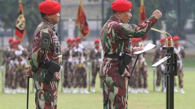 Upacara Penyerahan Satuan Kopassus