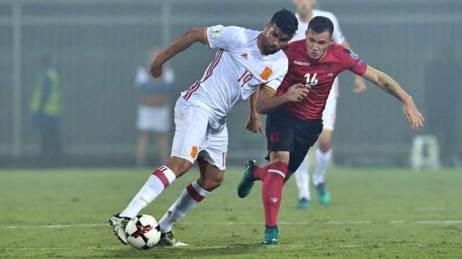 Spanyol Tekuk Albania Dua Gol Tanpa Balas