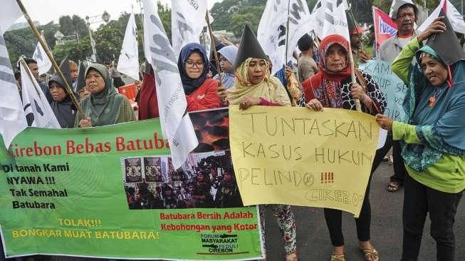 Tolak Bongkar Muat Batu Bara di Cirebon