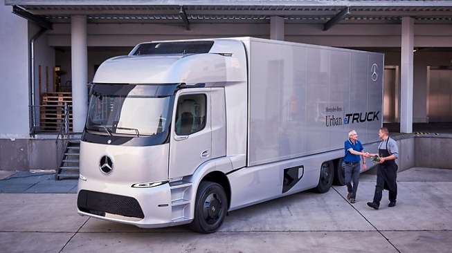 Urban eTruck, Jagoan Logistik Berdaya Listrik dari Mercedes Benz