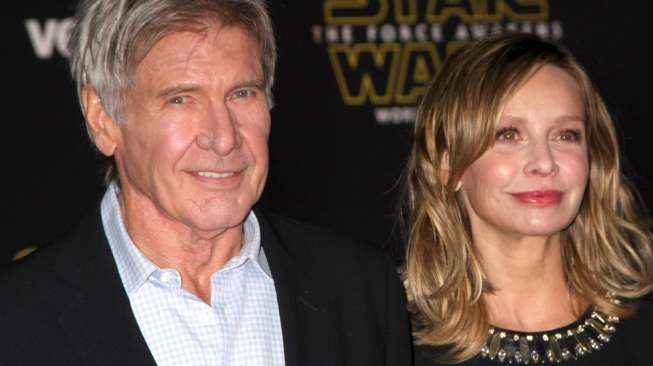 Harrison Ford dan Calista Flockhart. [Shutterstock]