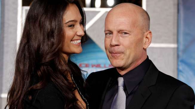 Bruce Willis dan Emma Heming. [Shutterstock]