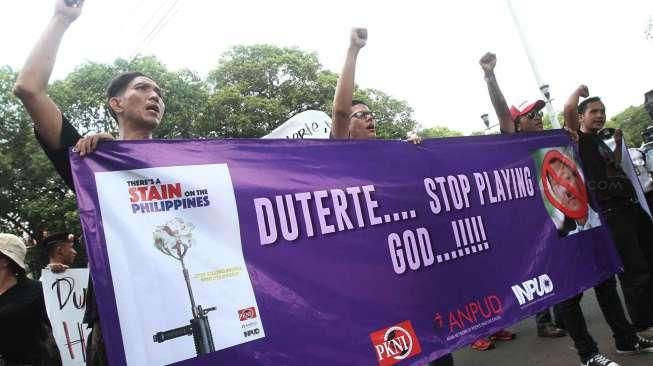 Aksi Kecam Duterte