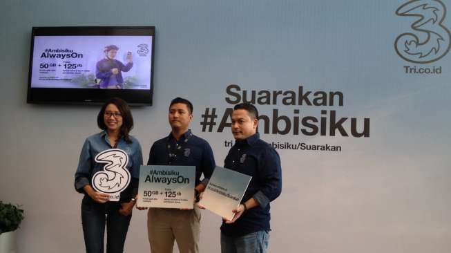 Tri Rilis Kartu Perdana Kuota Internet 50GB 'Tidak Ada Matinya'