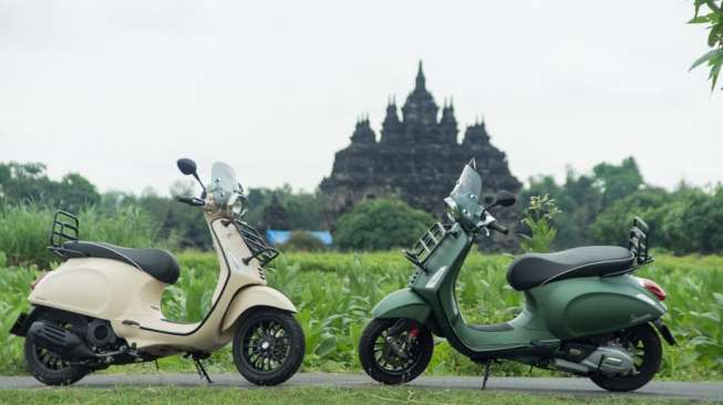 Vespa edisi terbatas siap menjelajah Indonesia. [PT Piaggio Indonesia]