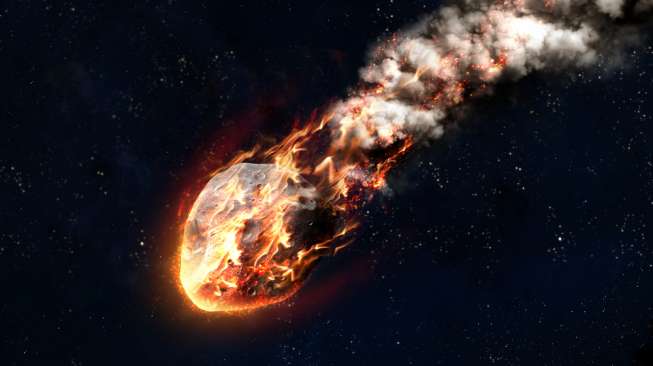 Ilustrasi komet. [Shutterstock]