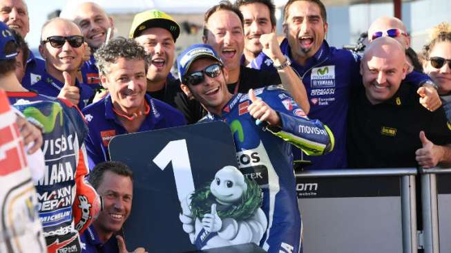 Raih Pole di MotoGP Jepang, Rossi: Ini Fantastis