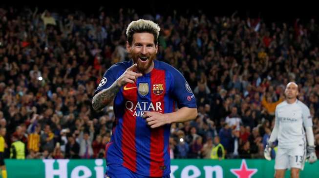 "Hattrick" Messi Bikin Pasukan Guardiola Tak Berdaya di Camp Nou