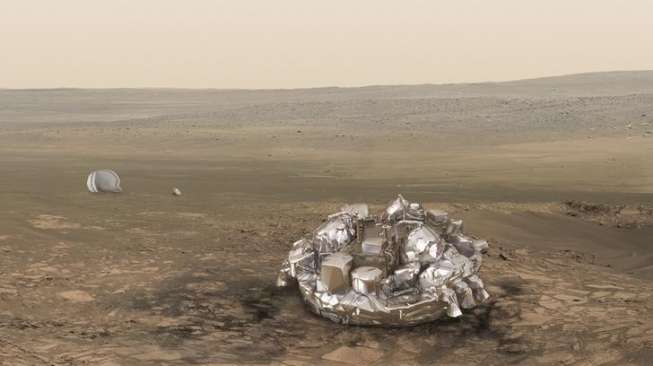 NASA: Robot Pemburu Alien Eropa Hancur saat Mendarat di Mars