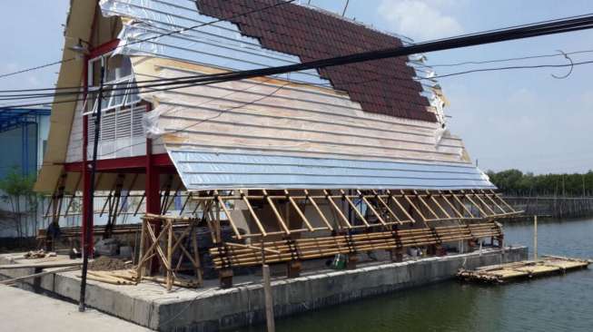 Bulan Depan Warga Semarang Bisa Nikmati Rumah Perpustakaan Apung