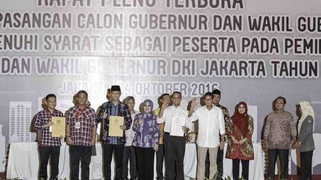 Penetapan Cagub-Cawagub DKI Jakarta