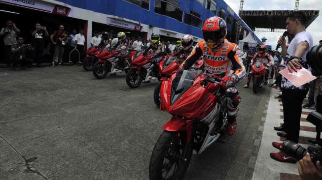 Marquez Temui Penggemarnya di Indonesia.