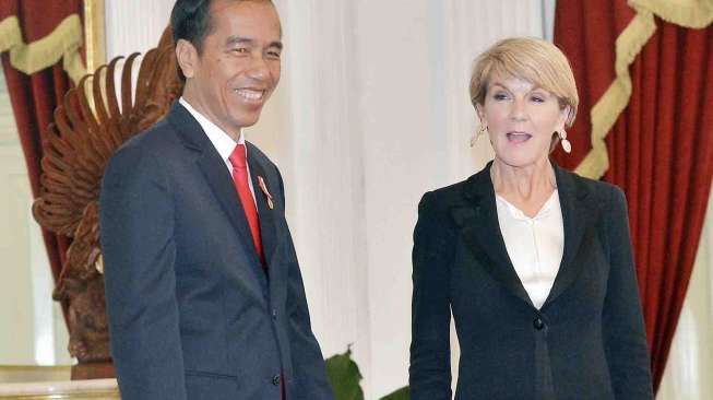 Jokowi Terima Kunjungan Menlu Julie Bishop