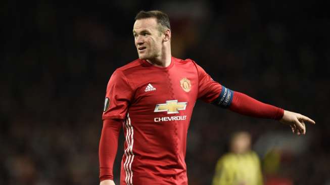 Striker dan kapten Manchester United, Wayne Rooney [AFP/Oli Scarff]