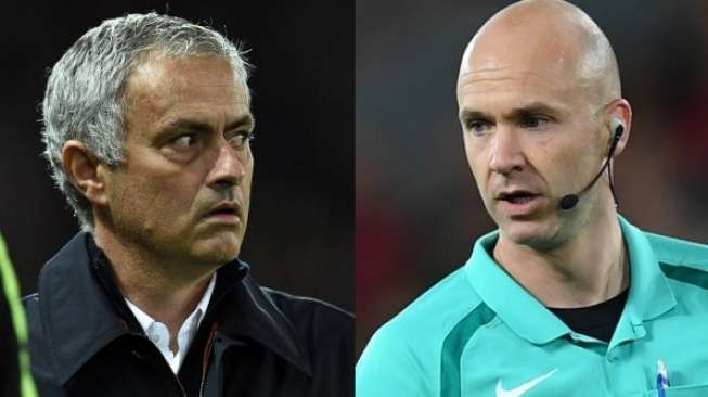 Rekam Jejak Anthony Taylor: Wasit yang Dicegat Mourinho dan Digeruduk Fans AS Roma