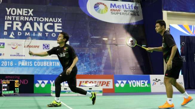 "Derby Indonesia" Warnai Perempat Final Ganda Putra Prancis Open