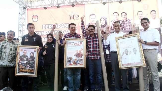 Dihadiri seluruh pasangan calon yang mengikuti pesta demokrasi Pilkada DKI Jakarta 2017.