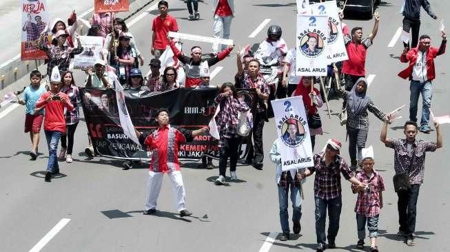 Pawai Kampanye Damai Pilkada DKI Jakarta 2017