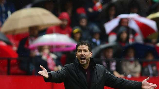 Atletico Dibilang Lebih Agresif Musim Ini, Simeone:"Ha..Ha..Ha.."