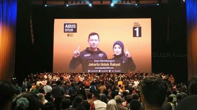 Agus Pidato Sindir Ahok dan DPRD yang Dapat Teriakan Malah Lulung