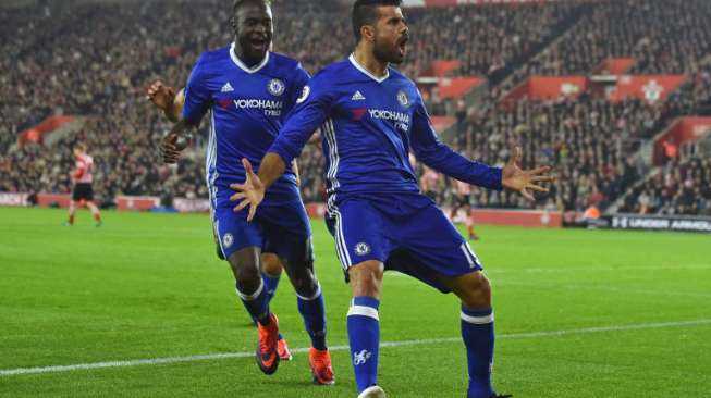 Cetak Satu Gol, Costa Pimpin Top Skor Liga Inggris